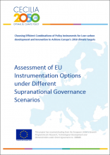 Assessment of EU instrumentation options under different supranational governance scnearios